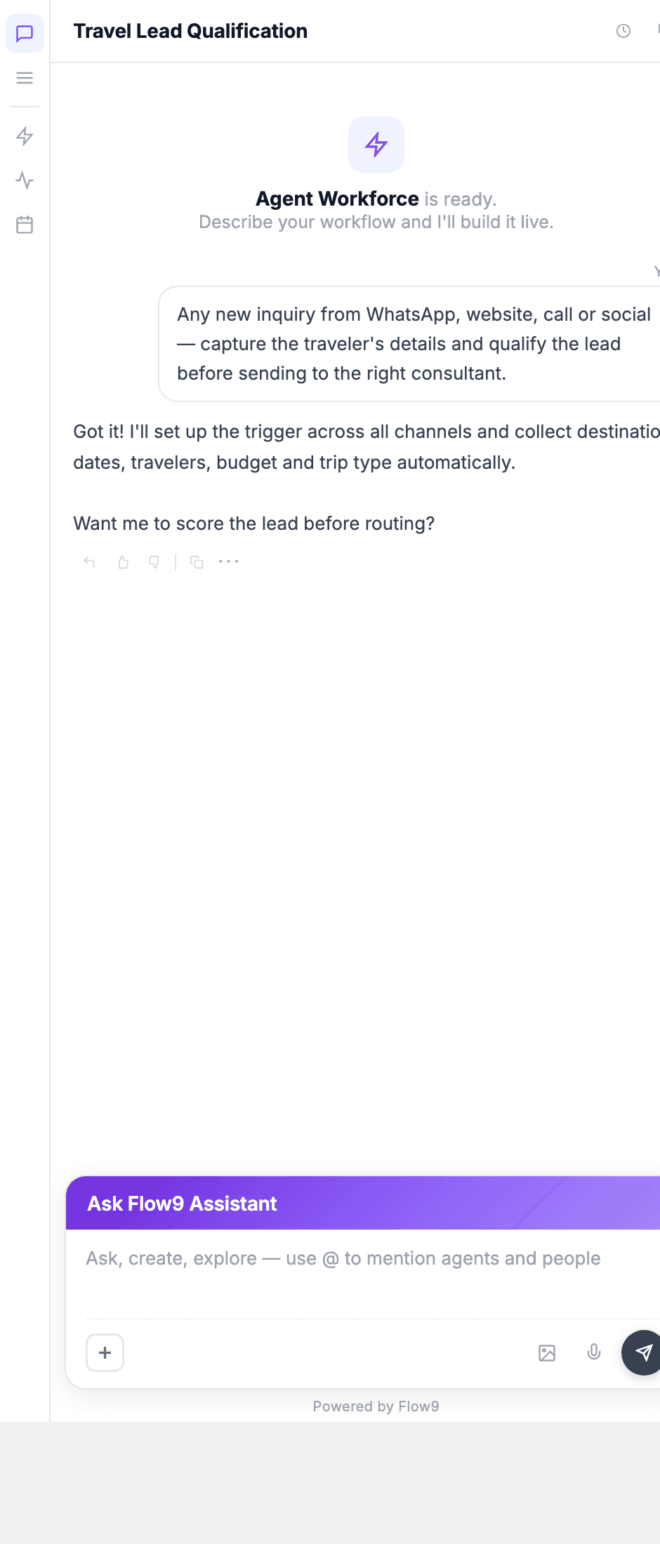 Flow9 Chat Assistant